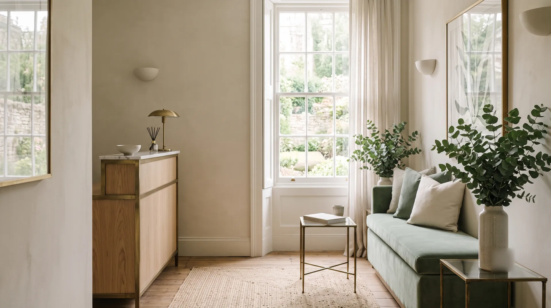 The calm reception and waiting area at Rathfarnham Beauty Clinic